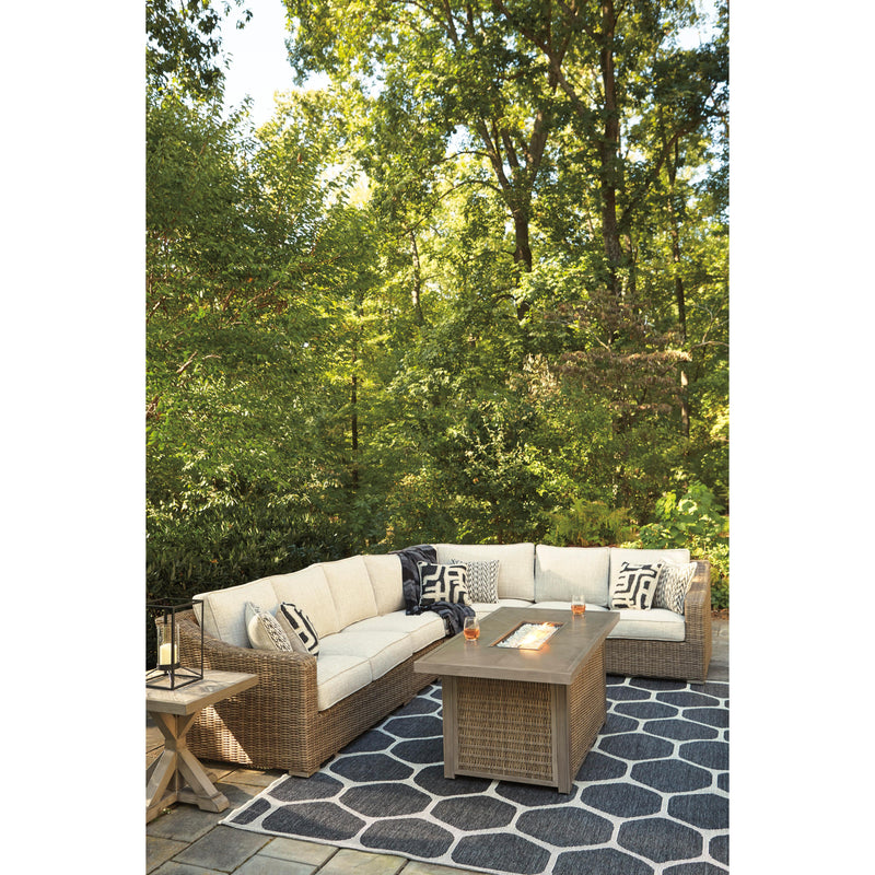 Signature Design by Ashley Beachcroft P791-773 Rectangular Fire Pit Table IMAGE 16