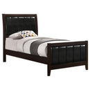 Coaster Furniture Carlton Twin Upholstered Panel Bed 202091T IMAGE 2
