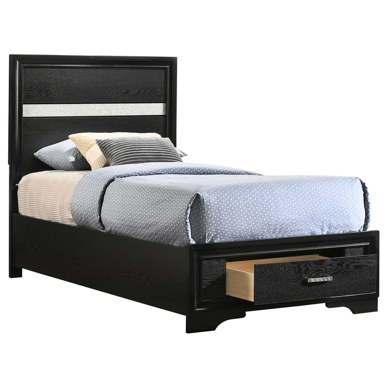 Coaster Furniture Miranda Twin Panel Bed with Storage 206361T IMAGE 2