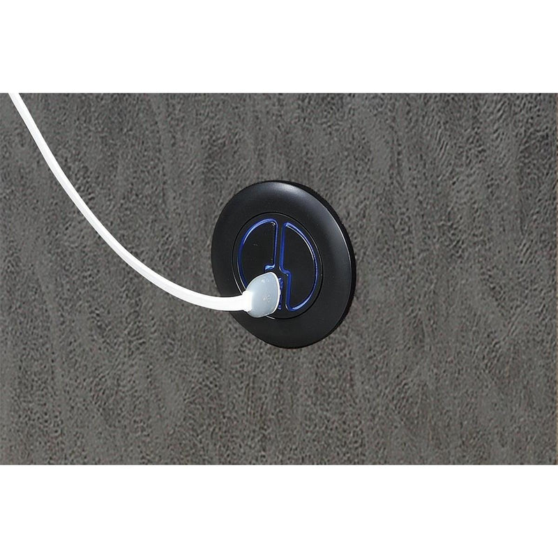 Poundex Power Leather Look Recliner F86023 IMAGE 2