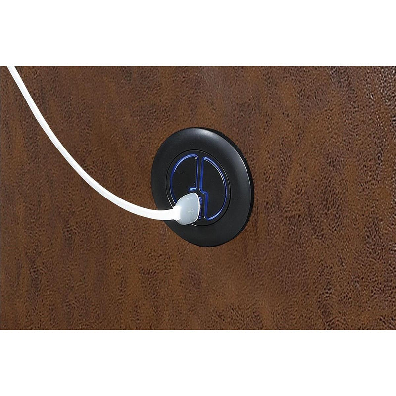 Poundex Power Leather Look Recliner F86024 IMAGE 2