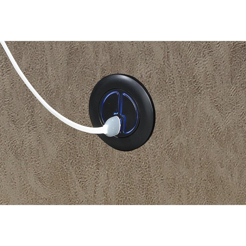 Poundex Power Leather Look Recliner F86025 IMAGE 2