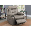 Poundex Power Leather Look Recliner F86025 IMAGE 3