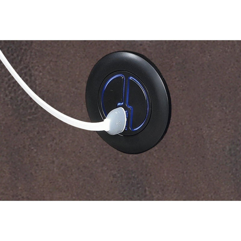 Poundex Power Reclining Leather Look Sofa F86233 IMAGE 2