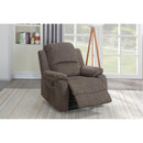 Poundex Power Fabric Recliner F86027 IMAGE 1