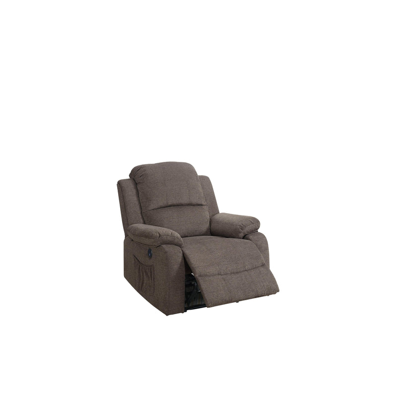 Poundex Power Fabric Recliner F86027 IMAGE 2