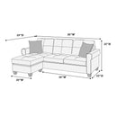 Poundex F6573 2 pc Sectional Sofa IMAGE 5