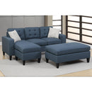 Poundex Fabric 3 pc Sectional F6577 IMAGE 1