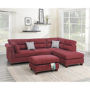 Poundex Fabric 3 pc Sectional F6419 IMAGE 1