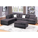 Poundex Fabric 3 pc Sectional F6404 IMAGE 1
