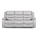 New Classic Furniture Granada Reclining Fabric and Leather Look Sofa U1598-30-AGY IMAGE 1