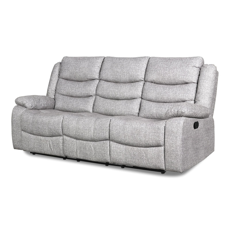 New Classic Furniture Granada Reclining Fabric and Leather Look Sofa U1598-30-AGY IMAGE 2