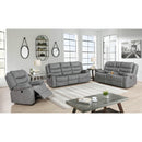 New Classic Furniture Granada Reclining Fabric and Leather Look Sofa U1598-30-AGY IMAGE 8