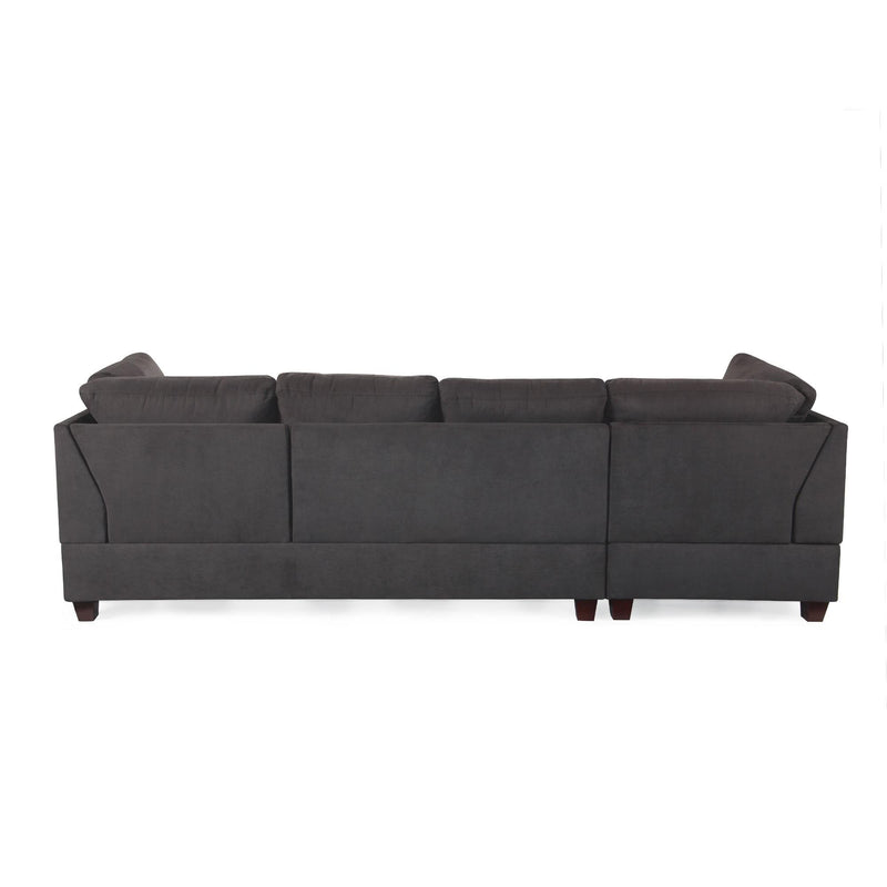 Poundex F6423 3 pc Sectional Set with Ottoman IMAGE 5