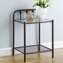 Coaster Furniture Livingston 301392 Metal 1-shelf Nightstand - Dark Bronze IMAGE 9
