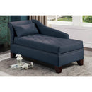 Poundex Fabric Chaise F1675 IMAGE 2