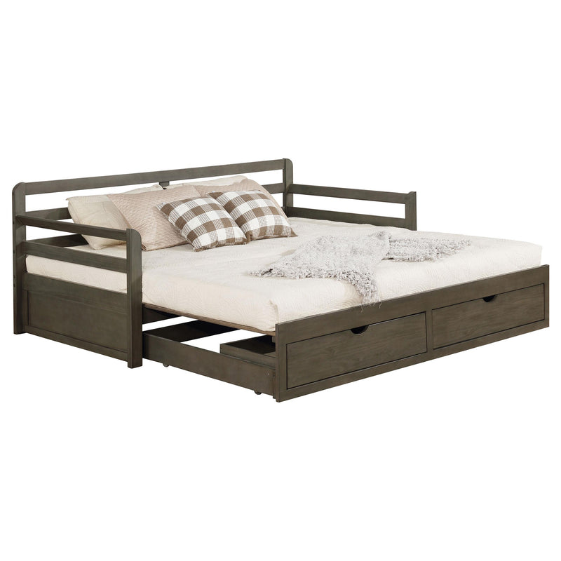 Coaster Furniture Sorrento 305706 2-Drawer Twin XL Daybed with Extension Trundle - Grey IMAGE 14