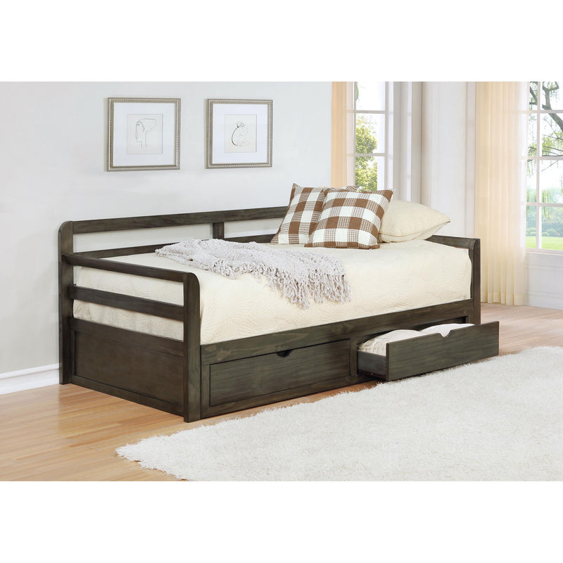 Coaster Furniture Sorrento 305706 2-Drawer Twin XL Daybed with Extension Trundle - Grey IMAGE 17