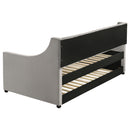 Coaster Furniture Chatsboro 305883 Upholstered Twin Daybed with Trundle - Grey IMAGE 4