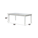 Acme Furniture Varian 66155 Dining Table (78"L) IMAGE 5