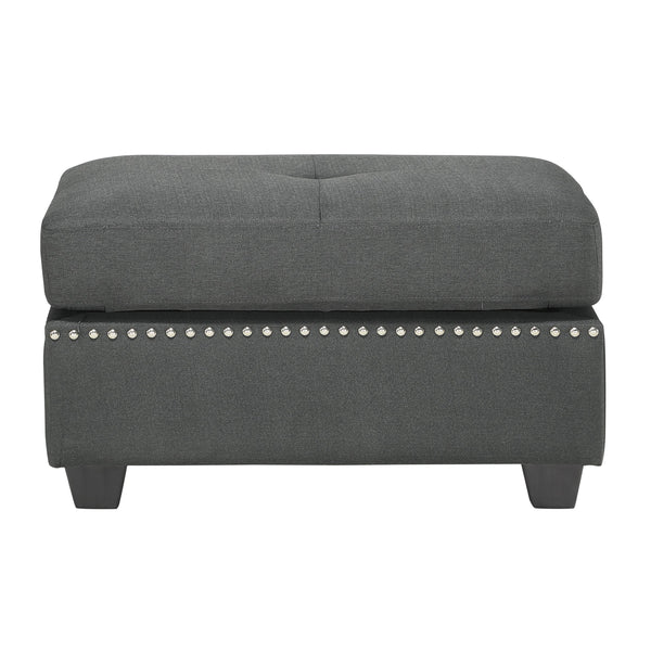 Homelegance Dasha Fabric Ottoman 9566DG-4 IMAGE 1