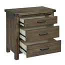 New Classic Furniture Galleon 3-Drawer Nightstand B1111-040 IMAGE 3