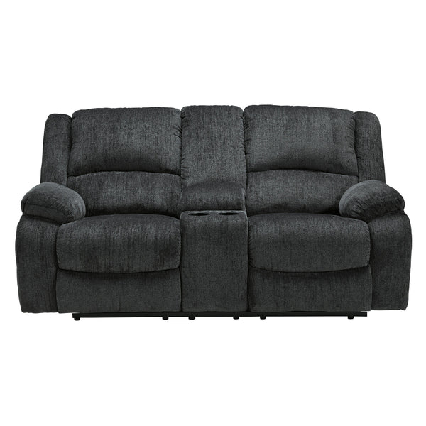  Signature Design by Ashley Draycoll 7650494 Double Reclining Loveseat with Console IMAGE 1