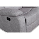 New Classic Furniture Granada Glider Fabric and Leather Look Recliner U1598-13-AGY IMAGE 7