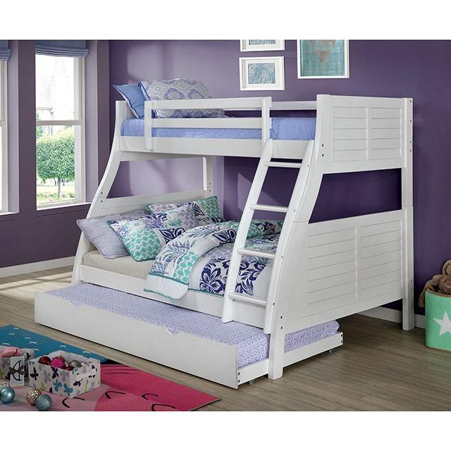 Furniture of America Kids Beds Bunk Bed CM-BK963WH-BED IMAGE 2