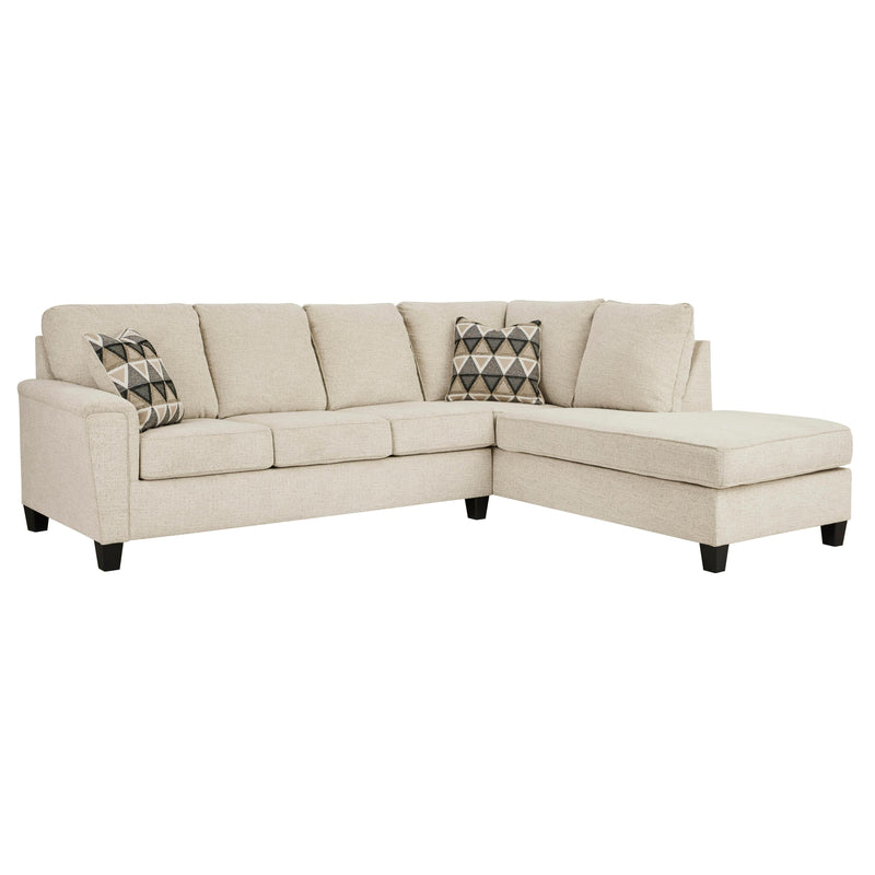 Signature Design by Ashley Abinger 83904S4 2 pc Sleeper Sectional with Chaise IMAGE 1