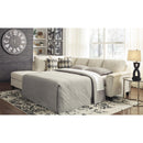 Signature Design by Ashley Abinger 83904S3 2 pc Sleeper Sectional with Chaise IMAGE 5
