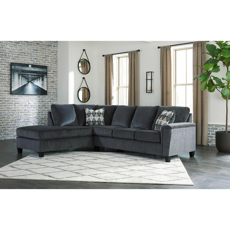 Signature Design by Ashley Abinger 83905S3 2 pc Sleeper Sectional with Chaise IMAGE 3