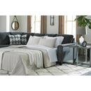 Signature Design by Ashley Abinger 83905S3 2 pc Sleeper Sectional with Chaise IMAGE 4