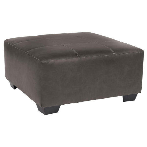  Benchcraft Aberton Leather Look Ottoman 2560108 IMAGE 1