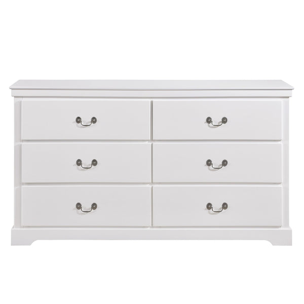 Homelegance Seabright 6-Drawer Dresser 1519WH-5 IMAGE 1