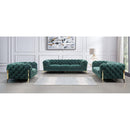 VIG Furniture Divani Casa Sheila Stationary Fabric Chair Divani Casa Sheila 77575 Chair - Emerald Green IMAGE 6