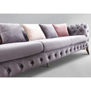 VIG Furniture Divani Casa Seward Stationary Fabric Sofa Divani Casa Seward 75610 Sofa - Grey IMAGE 2
