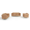 VIG Furniture Estro Salotti Jenny Stationary Leather Sofa Estro Salotti Jenny 70634 Sofa - Africa Terra Cat IMAGE 3