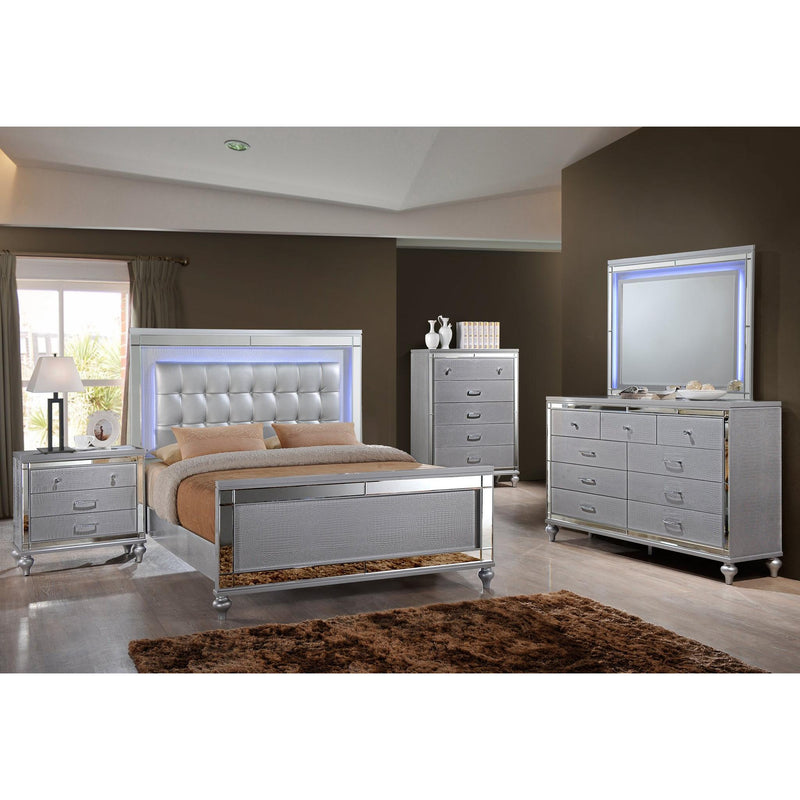 New Classic Furniture Valentino Full Upholstered Panel Bed BA9698S-410/BA9698S-420/BA9698S-530 IMAGE 2