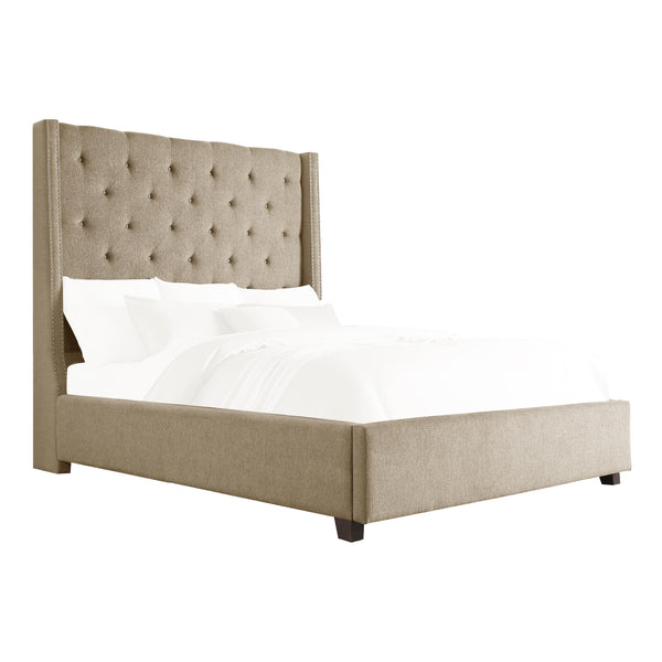 Homelegance Fairborn California King Upholstered Platform Bed 5877KBR-1CK* IMAGE 1