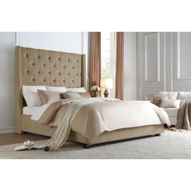 Homelegance Fairborn California King Upholstered Platform Bed 5877KBR-1CK* IMAGE 3