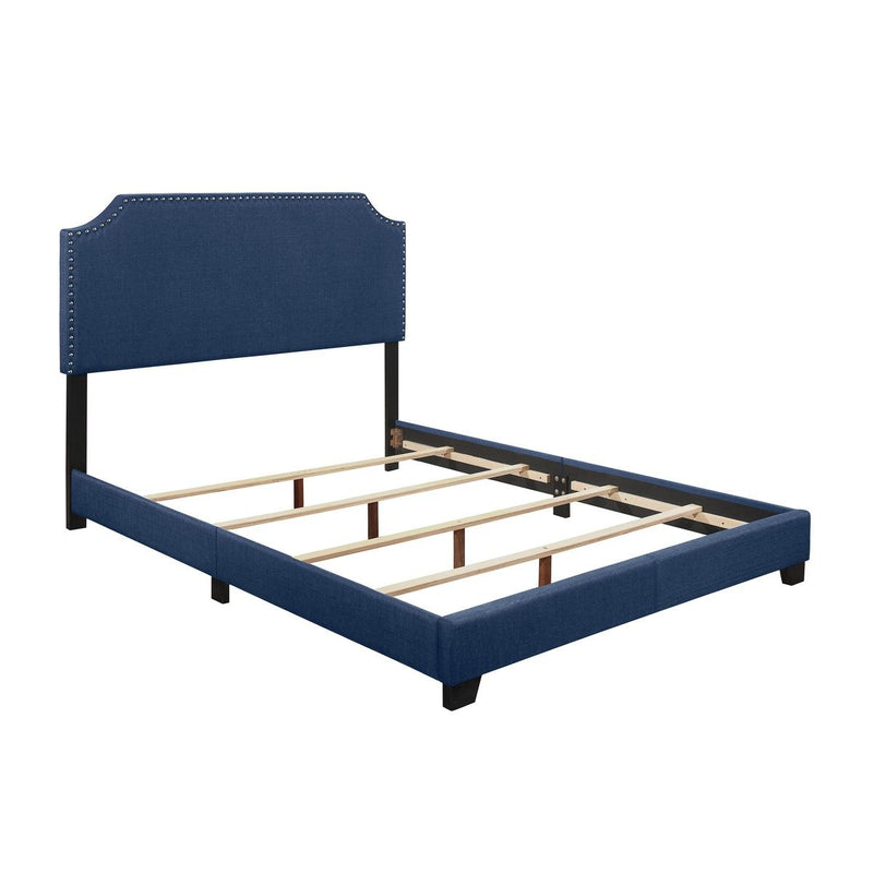 Homelegance King Upholstered Bed SH235KBLU-1 IMAGE 3