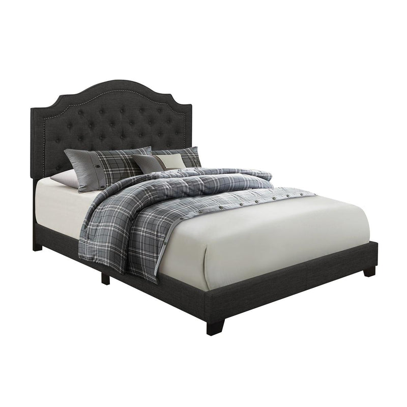 Homelegance King Upholstered Bed SH255KDGR-1 IMAGE 2