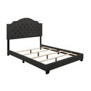 Homelegance Full Upholstered Bed SH255FDGR-1 IMAGE 3