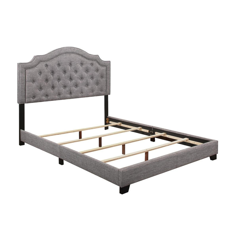 Homelegance Full Upholstered Bed SH255FGRY-1 IMAGE 3