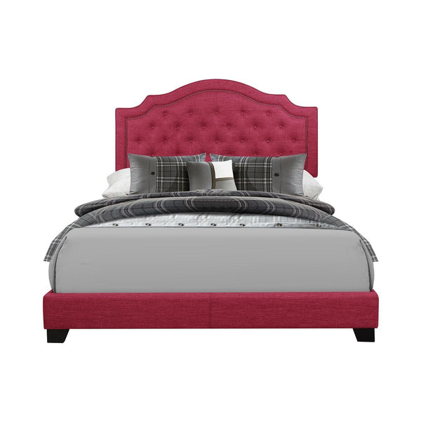 Homelegance Queen Upholstered Bed SH255PNK-1 IMAGE 1
