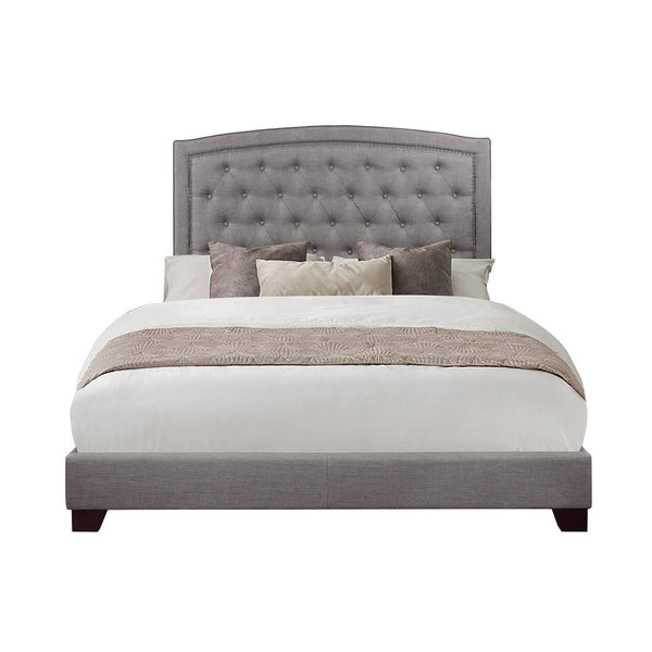 Homelegance Full Upholstered Bed SH275FGRY-1 IMAGE 1