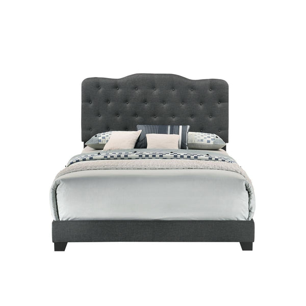 Homelegance Queen Upholstered Bed SH276DGR-1 IMAGE 1