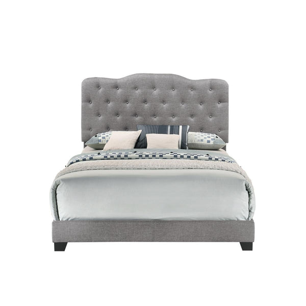 Homelegance Queen Upholstered Bed SH276GRY-1 IMAGE 1