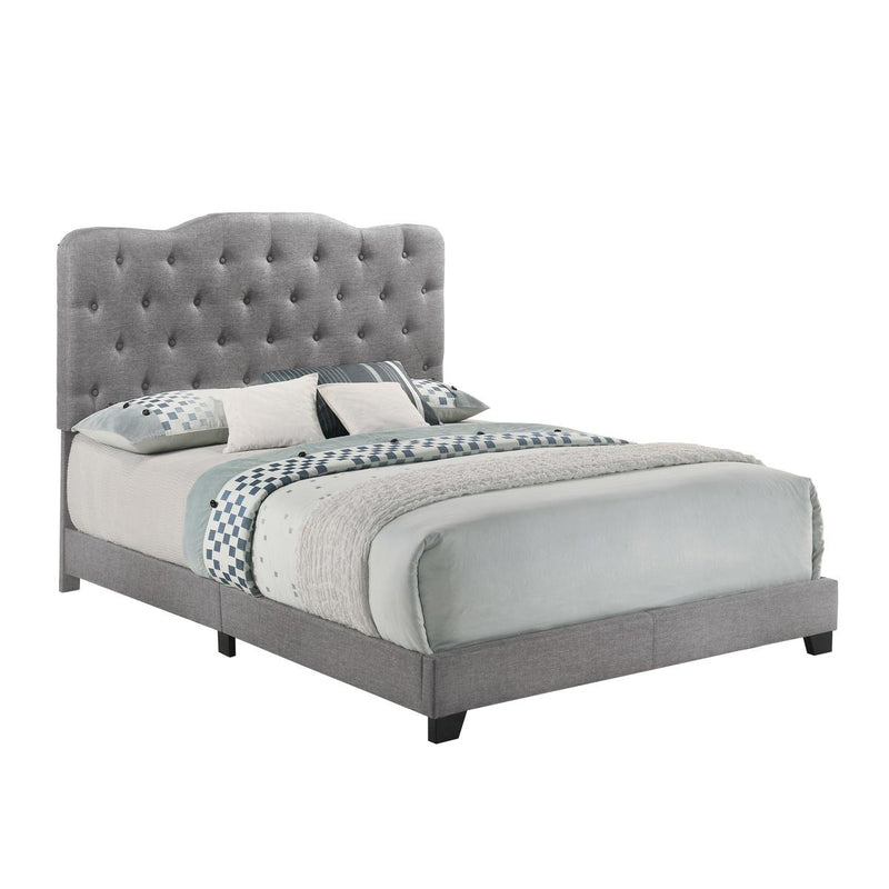 Homelegance Queen Upholstered Bed SH276GRY-1 IMAGE 2